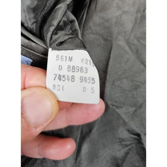 Vintage Levi's Blazer Men's 40L Gray Sport Classics Elbow Pads Preppy Western - Picture 6 of 10